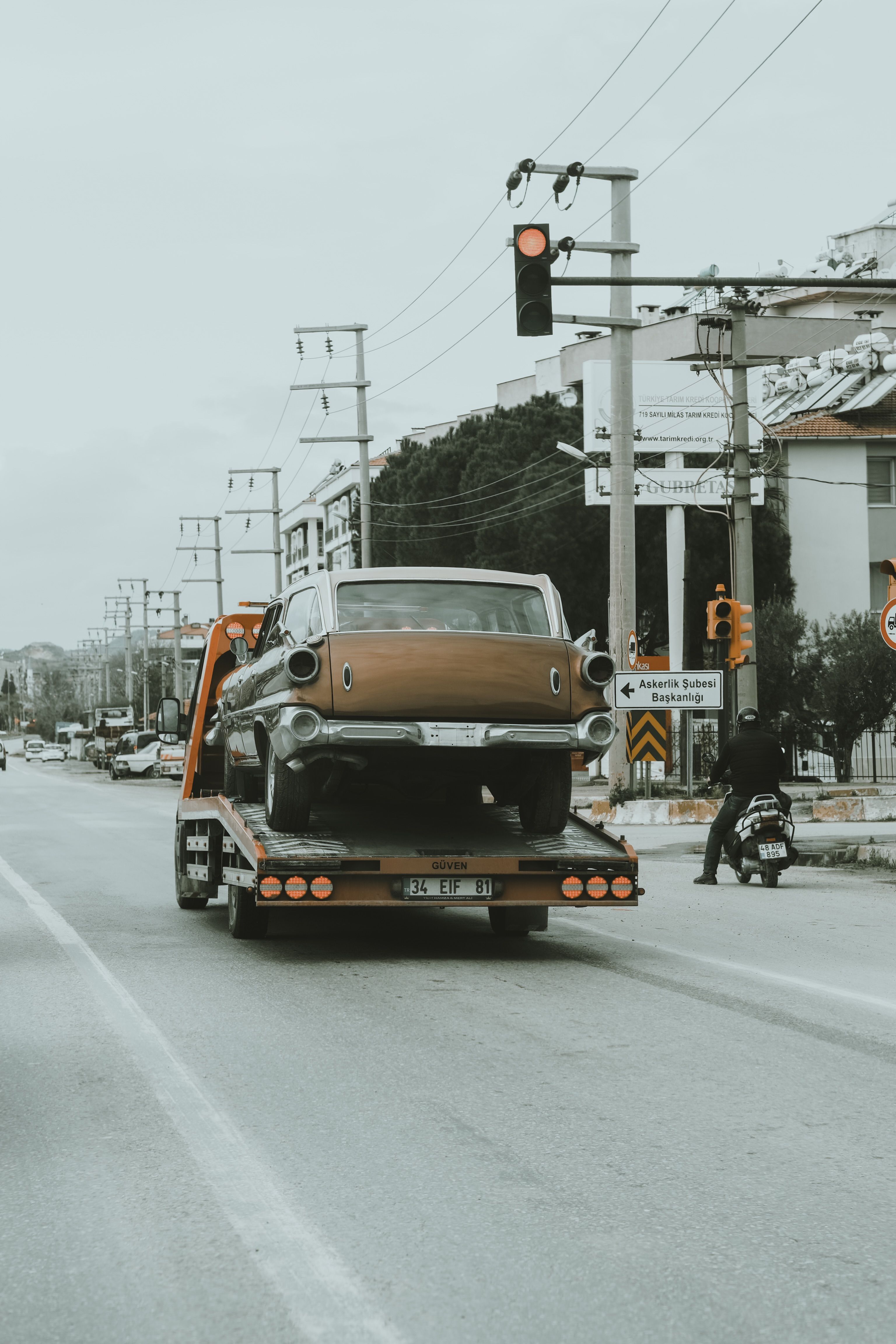 Motorcycle towing service